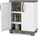 White Plastic Storage Cabinet With Adjustable Shelves