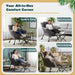 Dark Grey ExtraLarge Oversized Ottoman Reclining Chair
