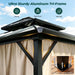 10x10 Feet Hardtop Gazebo PremiumQuality Outdoor Patio
