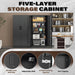 72 Inches HeavyDuty Metal Storage Lockable Cabinet