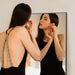 Full Length Mirror 59Inches AluminumAlloy Floor Frame