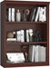 3-Shelf Bookcase, Wood Bookshelves for Living Room, Library, Office
