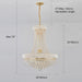 Gold Empire Crystal Chandelier 24Inch Lighting Fixture