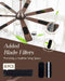 72" Oil Rubbed Bronze Smart Ceiling Fan with Light via Wifi Alexa,6-Speeds Quiet DC Motor,Dimmable,Outdoor Antique Bronze Large Ceiling Fan for Living Room,Patio,Dual Finish 7 Blades