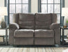 Light Brown Reclining Loveseat