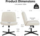 Criss Cross Chair, Cross Legged Vanity Chair, Home Office