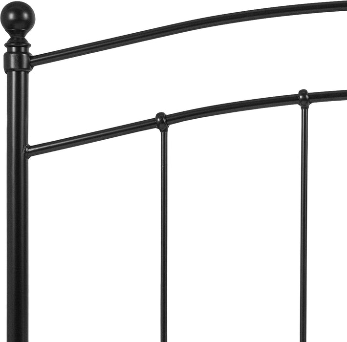 Woodstock Decorative Black Metal Queen Size Headboard