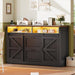 47.2 Black File Cabinet With Organization Solutions