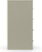 4-Drawer Vertical File Cabinet, Letter Size, Lockable, Putty