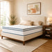 12 Inch Full Size Mattress, Hybrid Mattress in a Box, Memory Foam Mattress&Pocket Springs, Medium Plush, Pressure Relief & Motion Isolation, Certipur US Certified