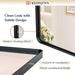 24 X 36 Inch Black Vanity Mirror, Aluminum Frame Bathroom Mirror