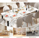 PremiumGrade 79Inch Dining Table Iron Legs MarbleTop