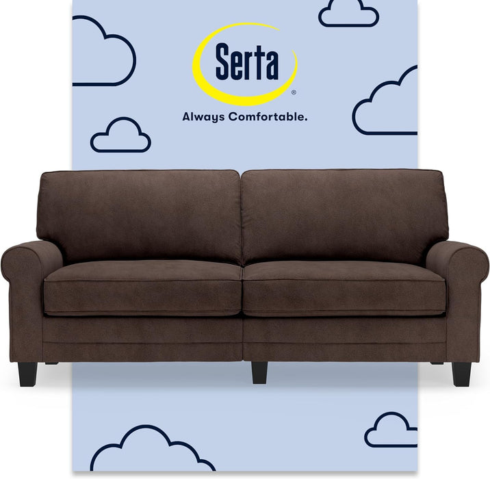 61" Linen Loveseat - Charcoal