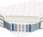 Jenna 14” Innerspring and Memory Foam Queen Mattress with Individually Encased Coils, White