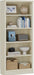 5-Tier Standard Bookshelf, Adjustable Shelves, 72.5"