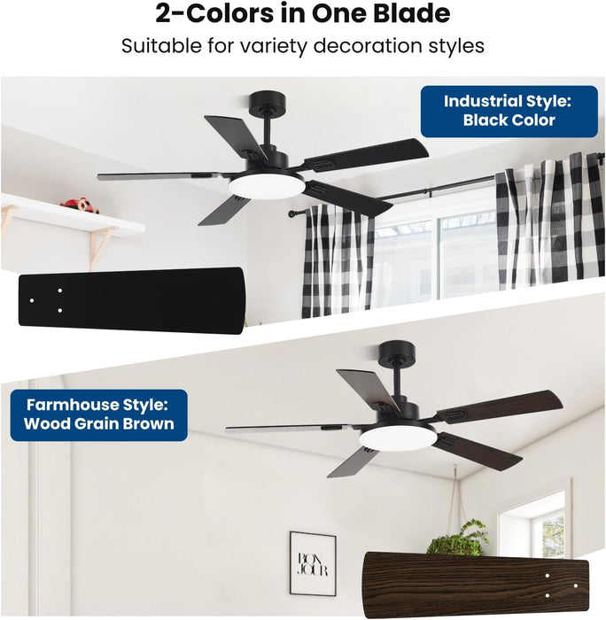 52 Inch Ceiling Fan With EnergyEfficient Illumination