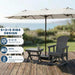 15FT Large Patio Umbrella with Base Included