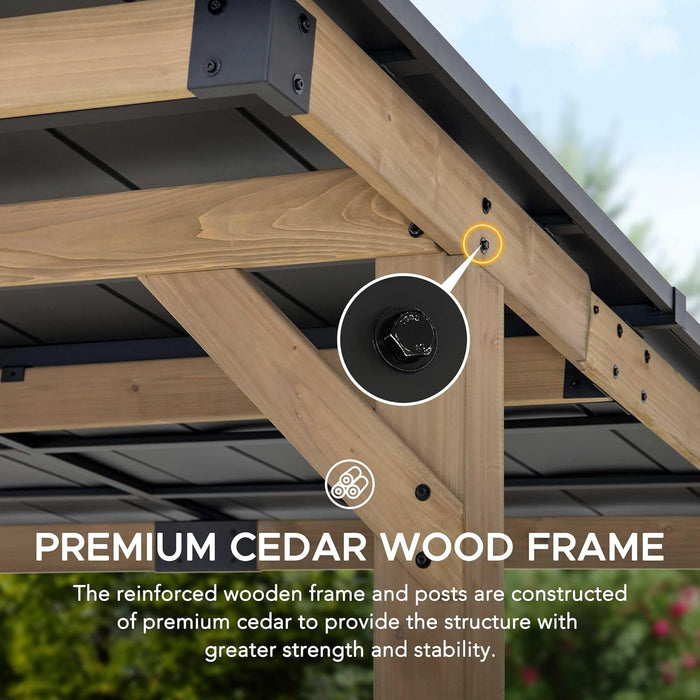 12x10 Outdoor Grill Gazebo With PremiumQuality Hardtop