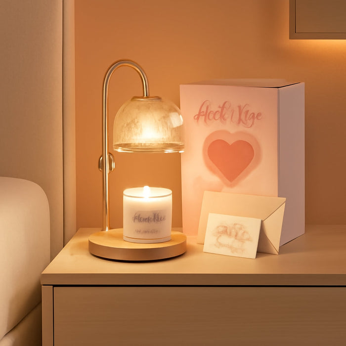 Candle Warmer Lamp Gifts for Mom, Adjustable Height Dimmable Candle Warmer with Timer, Wax Melt Lamp for Scented Candles White Elephant Gifts for Adults Home Essentials