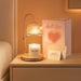 Candle Warmer Lamp Gifts for Mom, Adjustable Height Dimmable Candle Warmer with Timer, Wax Melt Lamp for Scented Candles White Elephant Gifts for Adults Home Essentials