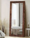 71 Inch Full Length Mirror Solid Wood