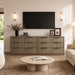 Bedroom Dresser with 6 Deep Wide Large Fluted Drawers for Closet