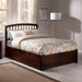 , Richmond Full Platform Bed with Footboard & Full Trundle, Walnut
