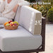 Patio Furniture Set with 10'' Ultra-Thick Cushions