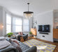 Crystal Chandelier Raindrop Pendant Hanging Light Fixture