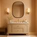 Black Oval Bathroom Mirrors 30X48 Inch