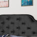 Silas Velvet Headboard, Queen / Full, Black / Black