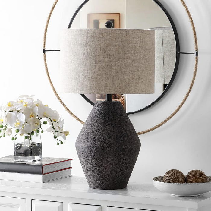 SAFAVIEH Ersta Table Lamp, 26.5" Modern Brown TBL4367A