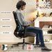 Ergonomic Mesh Office Chair,Comfy Computer Desk Chair- BIFMA 5.1 Certified Commercial Swivel Task Chair for Home Office-Adjustable Lumbar Support & Armrests,Tilt Function,Wide Seat(Noir Black)