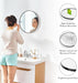 20In round Bathroom Mirrors for Wall, Bathroom Mirrors for over Sink, Wall Decor for Bathroom, Entryway, Bedroom, Vanity, Classical Black