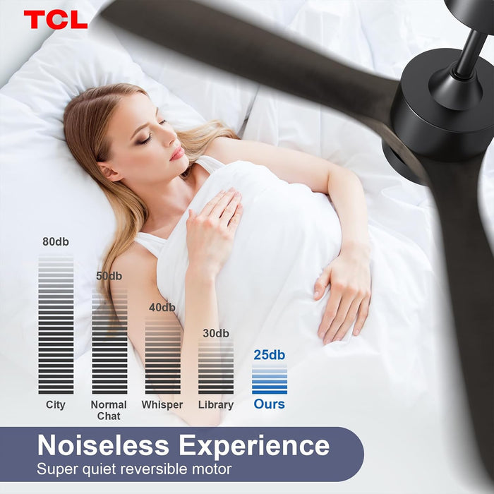 Modern Reversible Wooden Ceiling Fan Dimmable LED