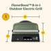 Flavorboost™ 8-In-1 Outdoor Electric BBQ Grill & Portable Smoker, Air Fryer Grill Combo with Smart Probe, Smoke Drawer, 154 Sq. In., Patio & Balcony Grill for Apartments, CEG-1302