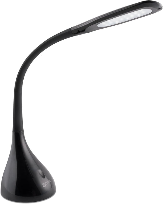 Creative Curves LED Desk Lamp with Adjustable Neck - 4 Dimmable Brightness Settings with Energy Efficient Natural Daylight Leds for Home Office, Computer Desk, & Dorms