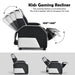 Kids Youth PU Leather Gaming Sofa Recliner with Headrest and Footrest