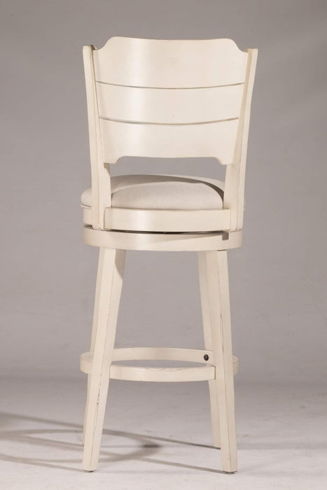 Clarion Swivel Counter Height Stool, Distressed Gray