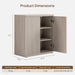 Buffet Cabinet with Storage Sideboard Cabinet with Doors & Shelves | Accent Sideboard Modern Credenza Fluted Storage Cabinet Mid Century Media Console for Living Room Kitchen Dining Hallway