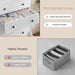Tall 6 Drawer White Modern Dresser