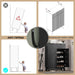 Black Freestanding Four Tier Shoe Cabinet Organizer