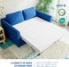 4.5 Inch Cold Gel Memory Foam Mattress Replacement for Sleeper Sofa and Couch Beds - Queen Size Certipur-Us Certified (Sofa Not Included)