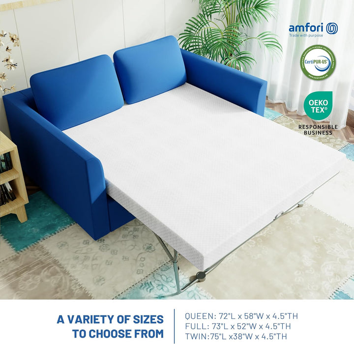 Fullsize Cooling Gel MemoryFoam Sleeper Sofa Mattress
