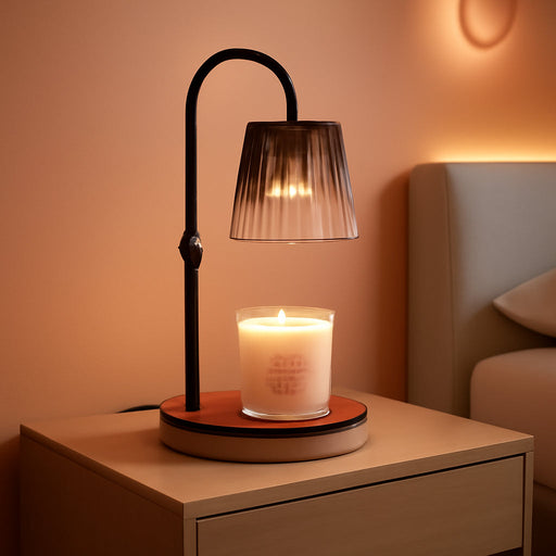 Candle Warmer Lamp with Timer Dimmer - Home Decor, Gifts for Mom Women Friend Sister -Wax Melt Warmer,Adjustable Height with 2 Bulbs