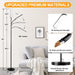 Floor Lamp, 18W 1800LM Super Bright LED Floor Lamp with Remote & Works with Smart Plug, Dimmable Timing Eye Caring Reading Lamps Floor Standing for Living Room Bedroom Office
