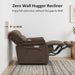 Zero Wall Hugger Power Recliner Chair for Adult ST257 ((Coffee)