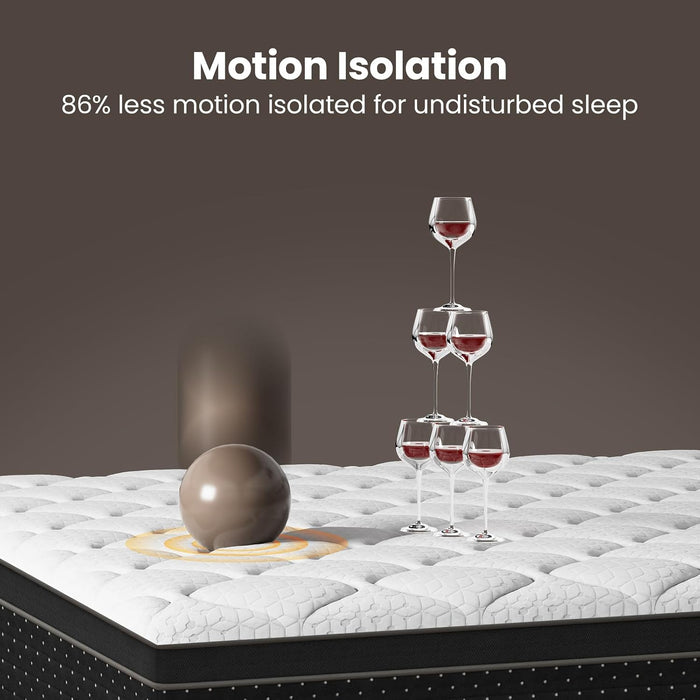 12 Inch Firm Queen Mattress -Hybrid Mattresses in a Box