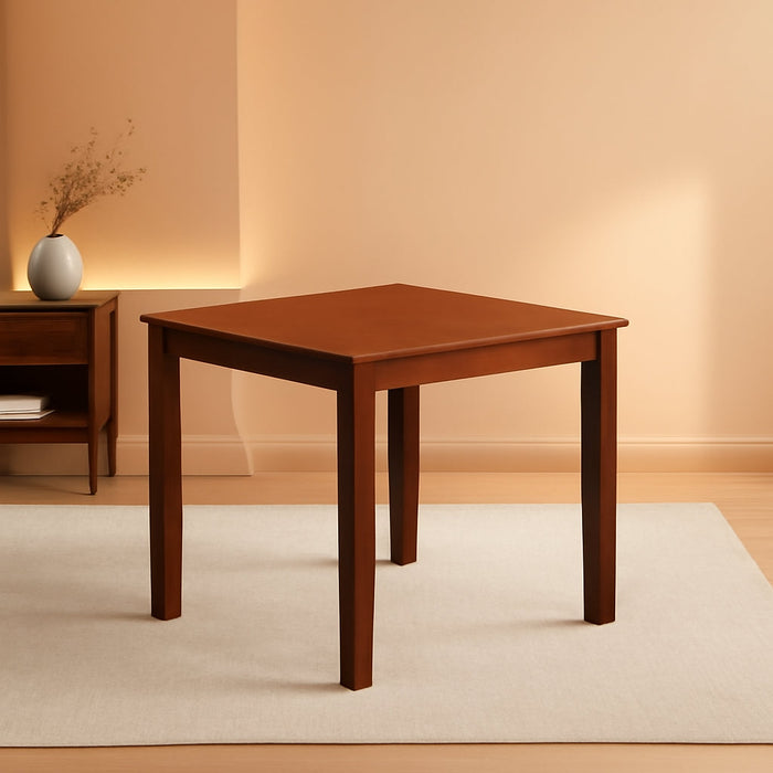 Wooden Kitchen Table with Mahogany Finish