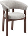 Fully Assembled Upholstered Dining Chair, Solid Red Oak Wood Kitchen Side Chair, No Assembly Required Modern Farmhouse Dining Room Accent Seating, Single Pack,Set of 1